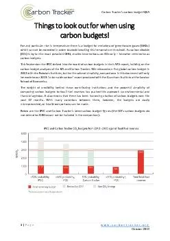 Carbon Tracker’s carbon budget Q&A