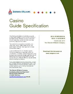 Guide Specification