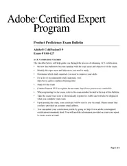 AdobeCertified Expert