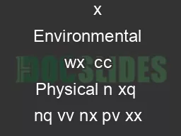 Technical Specications Performance xp  v v Electrical Connections          x   Environmental