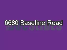 6680 Baseline Road