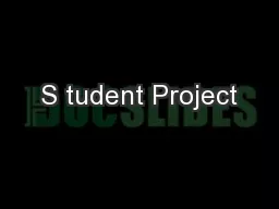 S tudent Project