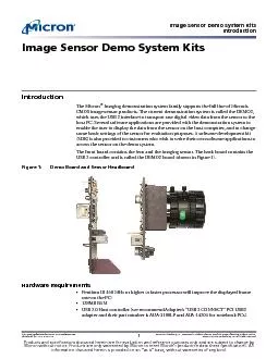 Image Sensor Demo System KitsIntroduction