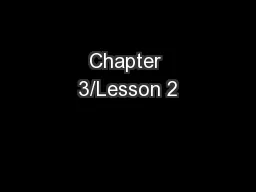 Chapter 3/Lesson 2