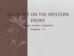 Chapter Content Questions