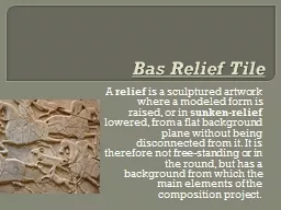 Bas Relief Tile