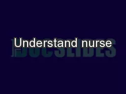 Understand nurse