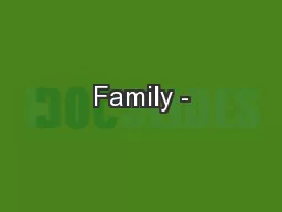 Family -