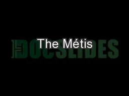 The Métis