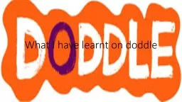 What I have learnt on doddle