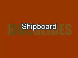 Shipboard