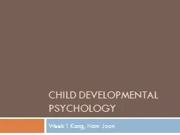 Child Developmental Psychology