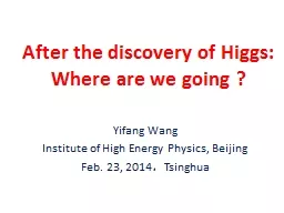 After the discovery of Higgs: