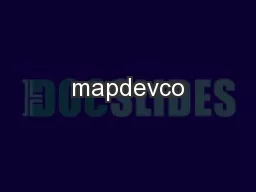 mapdevco