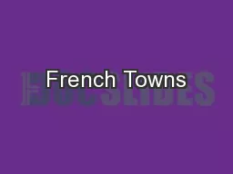 French Towns