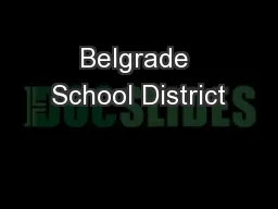 Belgrade School District