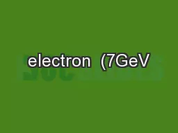 electron  (7GeV