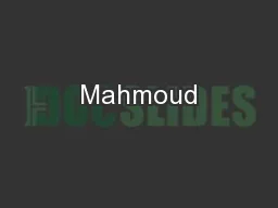 Mahmoud