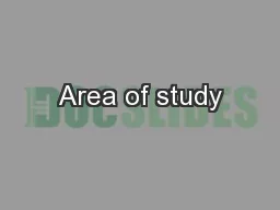 Area of study
