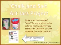 Chalk and Salt