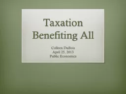 Taxation Benefiting All