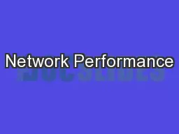 Network Performance