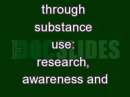 Bereavement through substance use: research, awareness and
