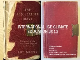 International ice-climate education 2013