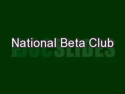 National Beta Club