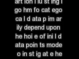 Abstract Clu st ing acc rac y of p art ion l lu st ing l go hm fo cat ego ca l d ata p