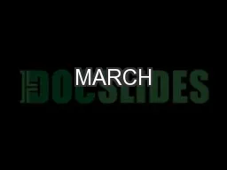 MARCH