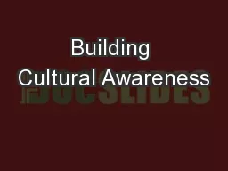 Building Cultural Awareness