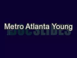 Metro Atlanta Young
