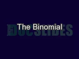 The Binomial