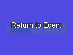Return to Eden: