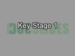 Key Stage 1