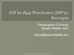 iOS  In-App Purchases (IAP’s):