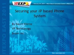 Securing your IP based Phone System