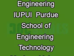 THE BME NETWORK Newsletter of the Department of Biomedical Engineering IUPUI  Purdue School