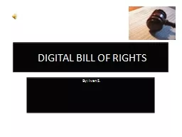 DIGITAL BILL OF RIGHTS