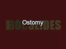 Ostomy