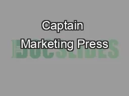 Captain Marketing Press