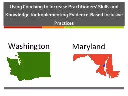 Using Coaching to Increase Practitioners’ Skills and Know
