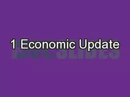 1 Economic Update