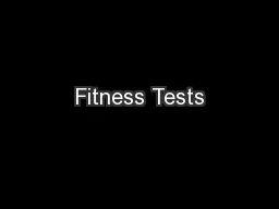 Fitness Tests