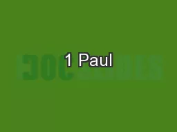 1 Paul