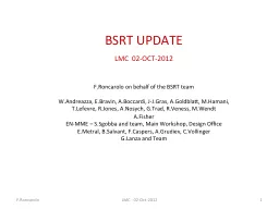 BSRT UPDATE