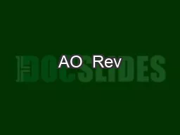 AO  Rev