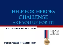 Help For Heroes Challenge