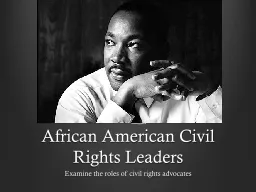 African American Civil Rights Leaders